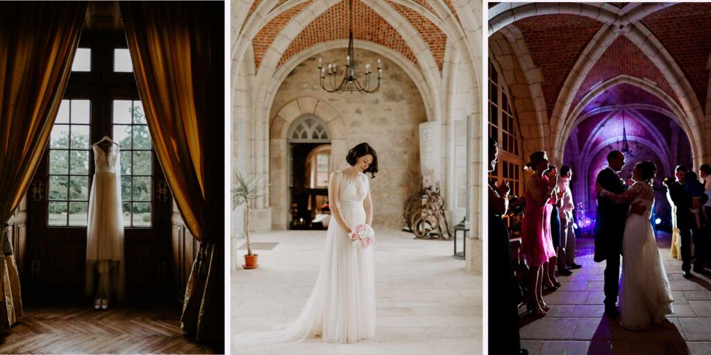 chateau western france wedding