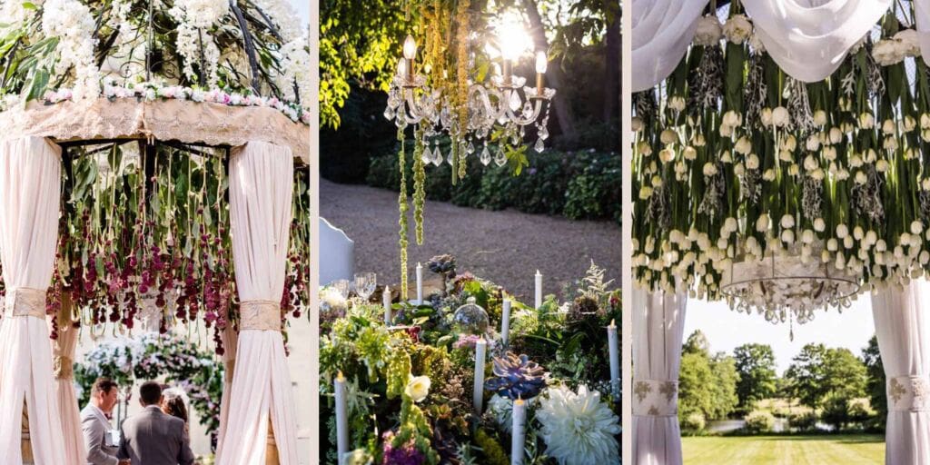 French wedding decor, fairy tale romantic decoration