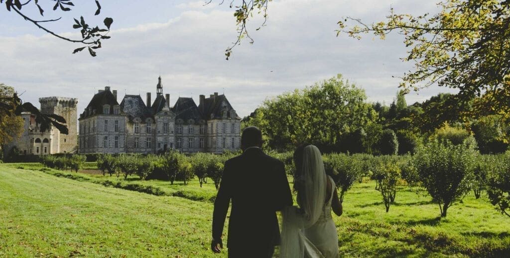france wedding chateau