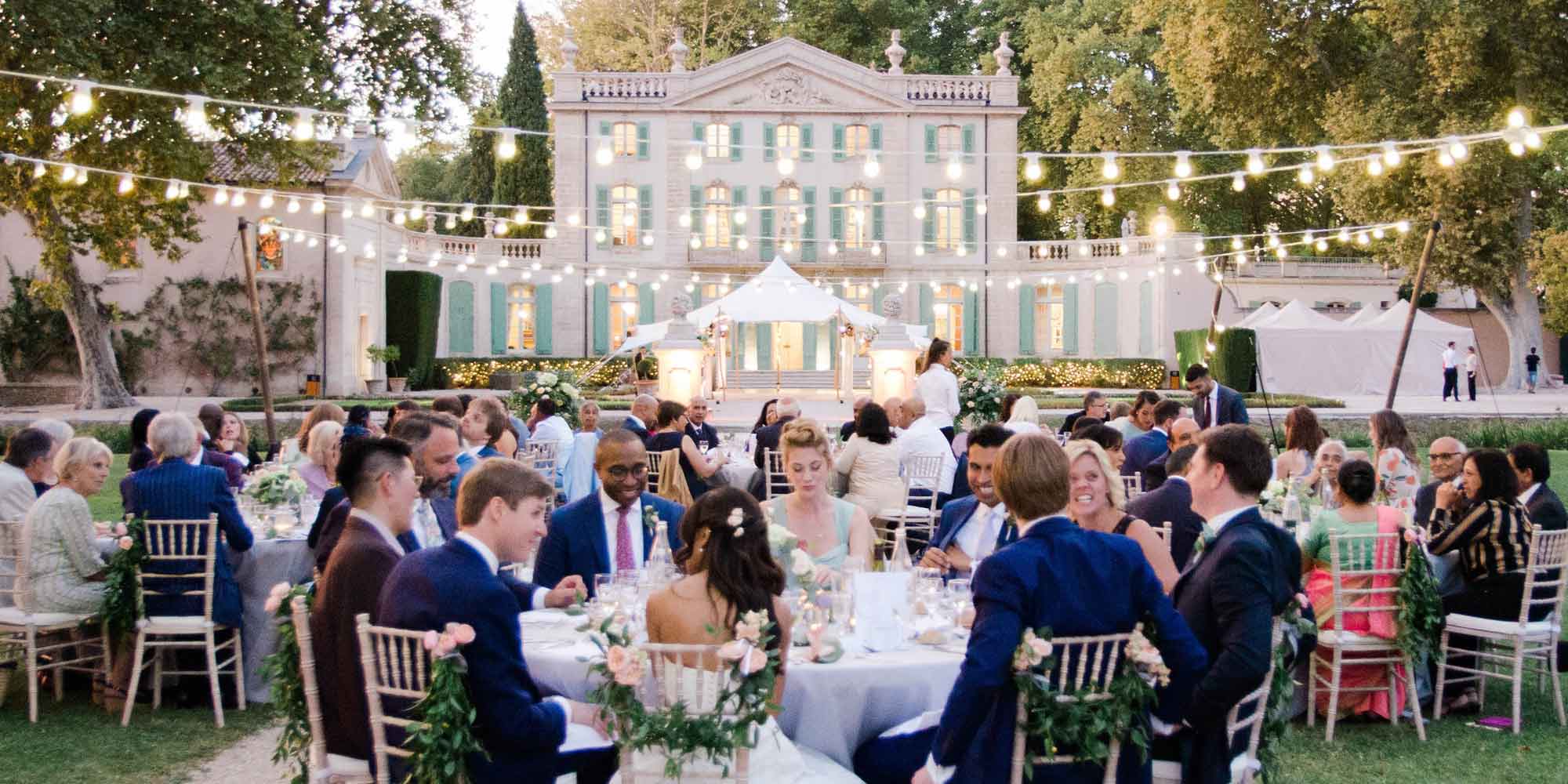 chateau Provence luxurious wedding