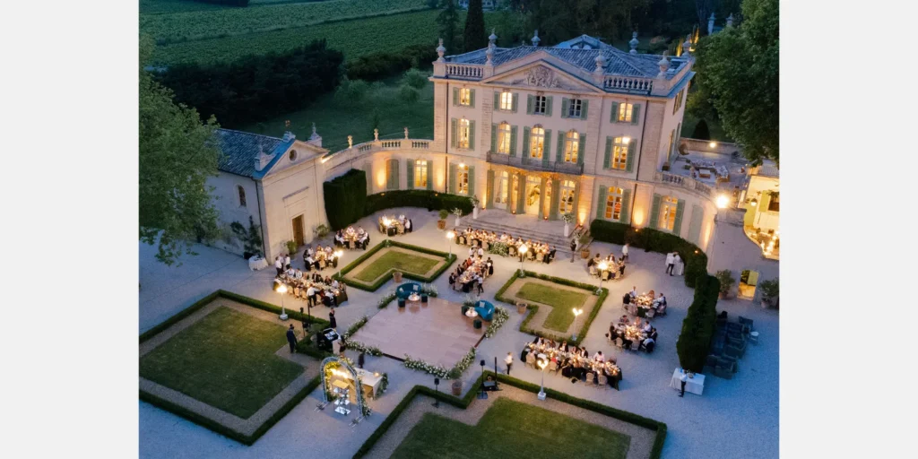 famous chateau wedding france