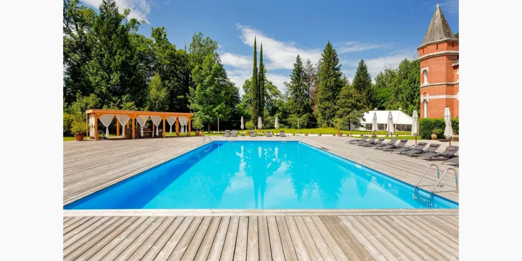destination wedding pool