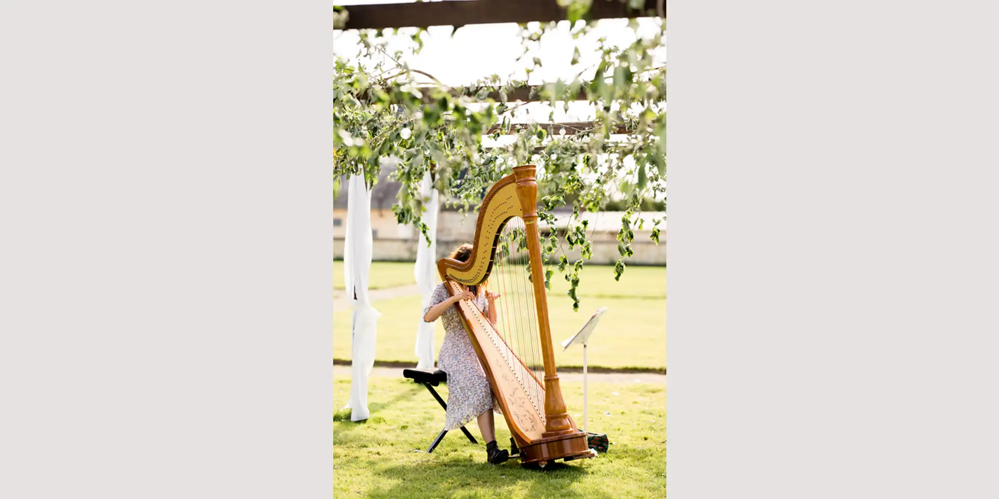 wedding ceremony harp france