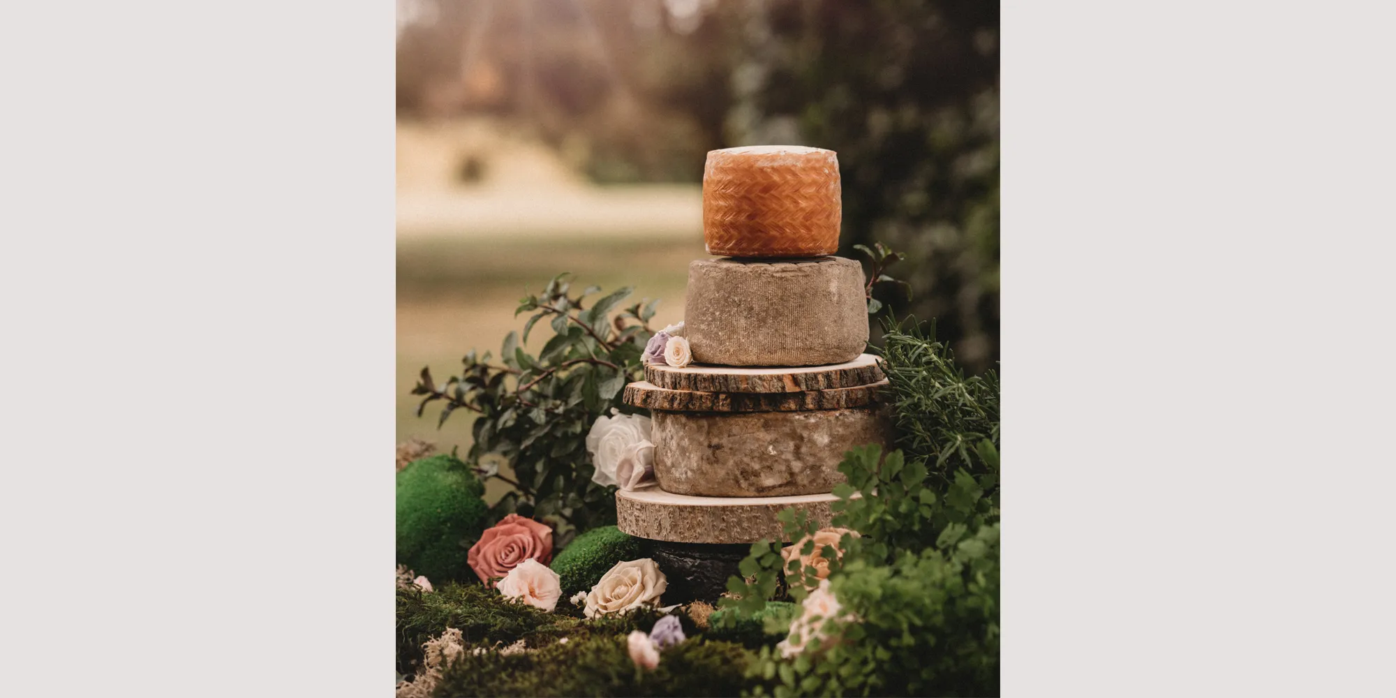 cheese tower at french wedding