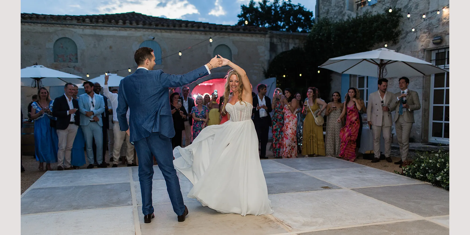 outdoor dance floor in france