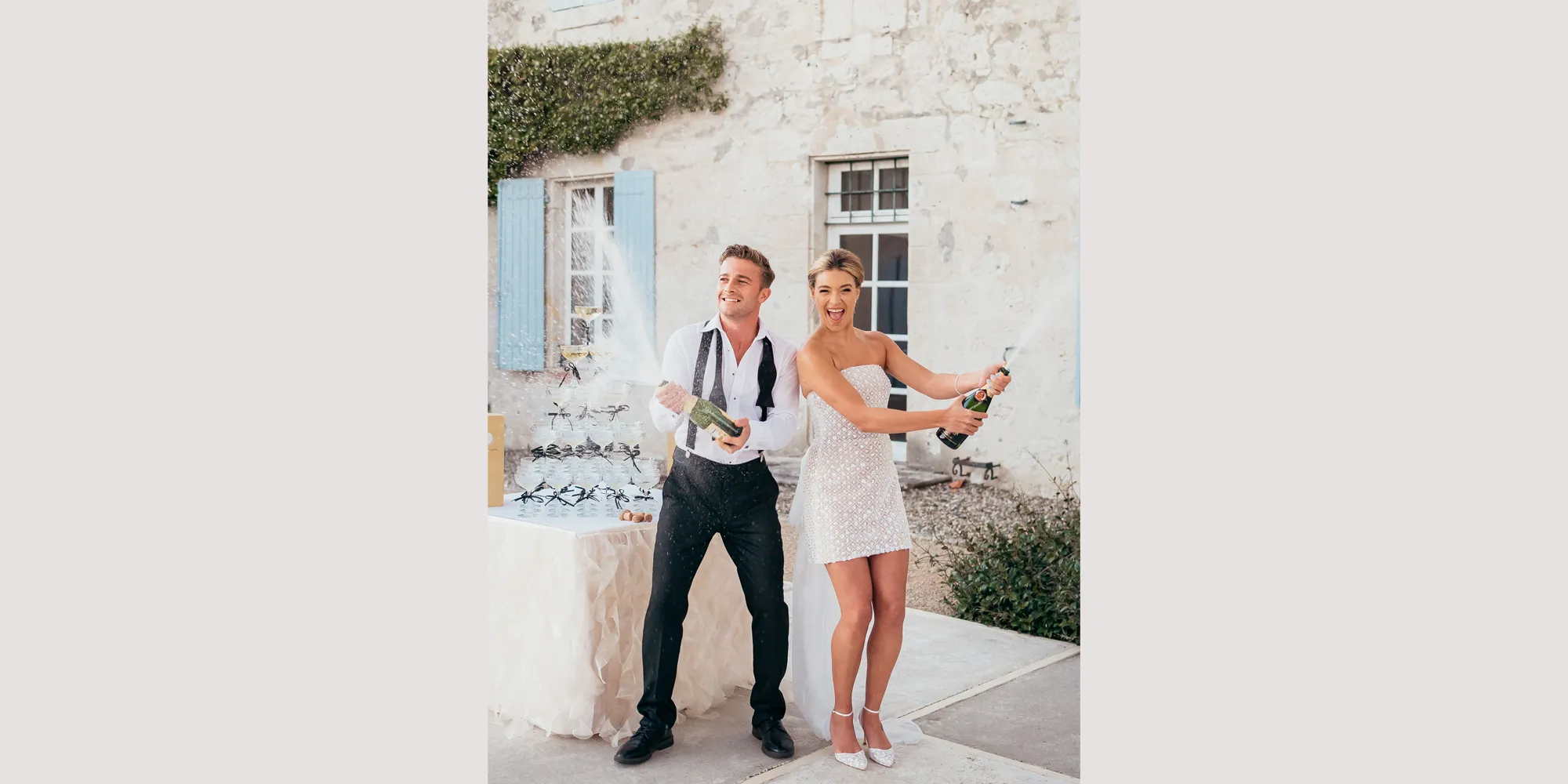 glamour french wedding venue