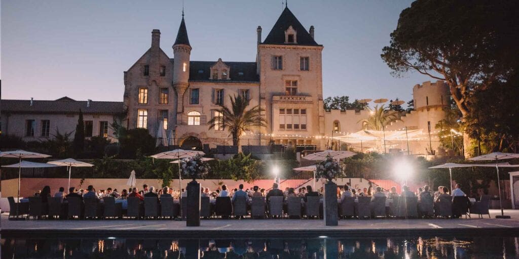 french wedding venue with sleeping for all