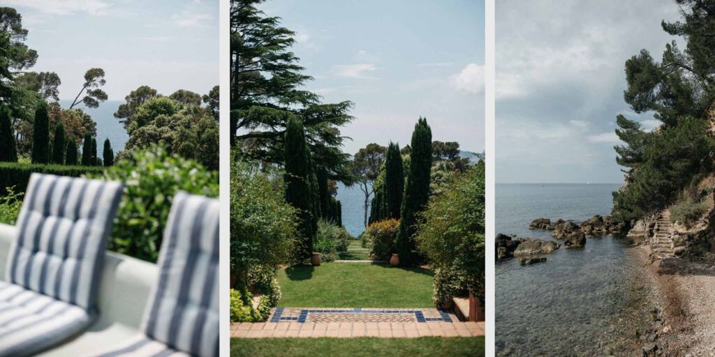 french chateau by the sea