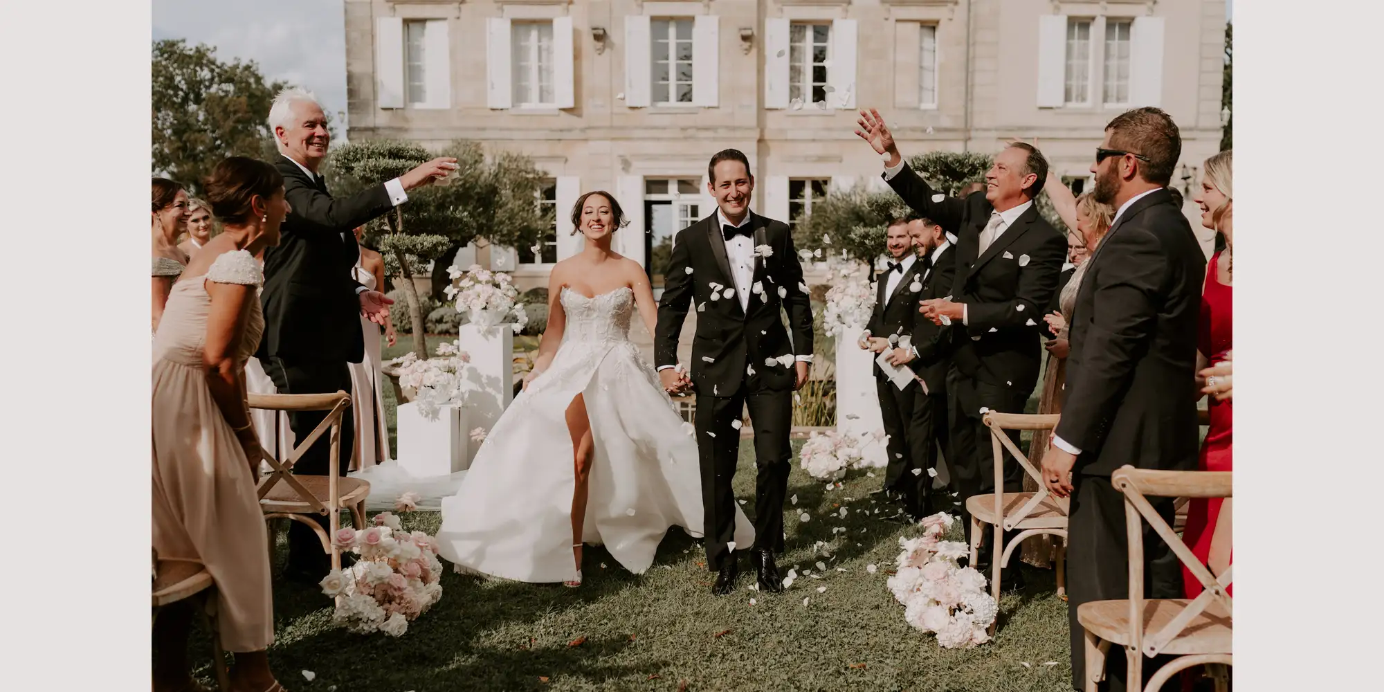 best wedding chateaus bordeaux chateau de garde