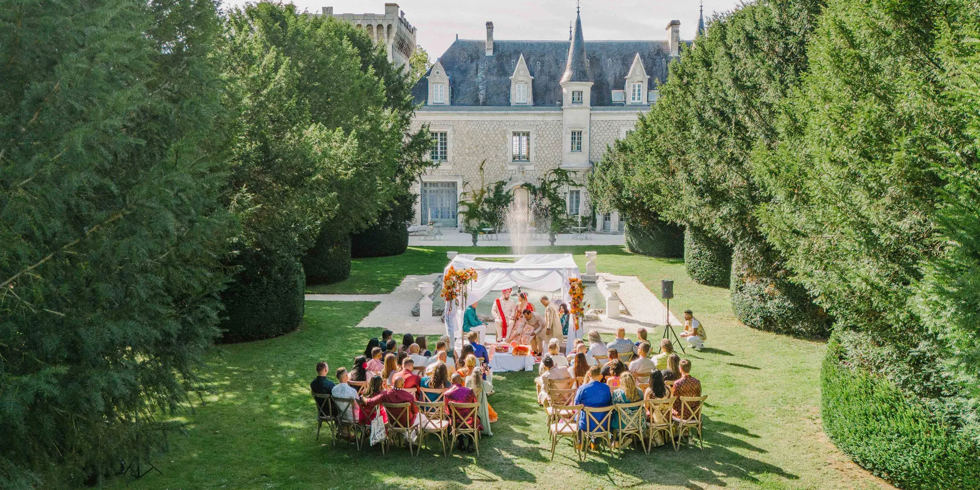 chateau de la couronne indian wedding