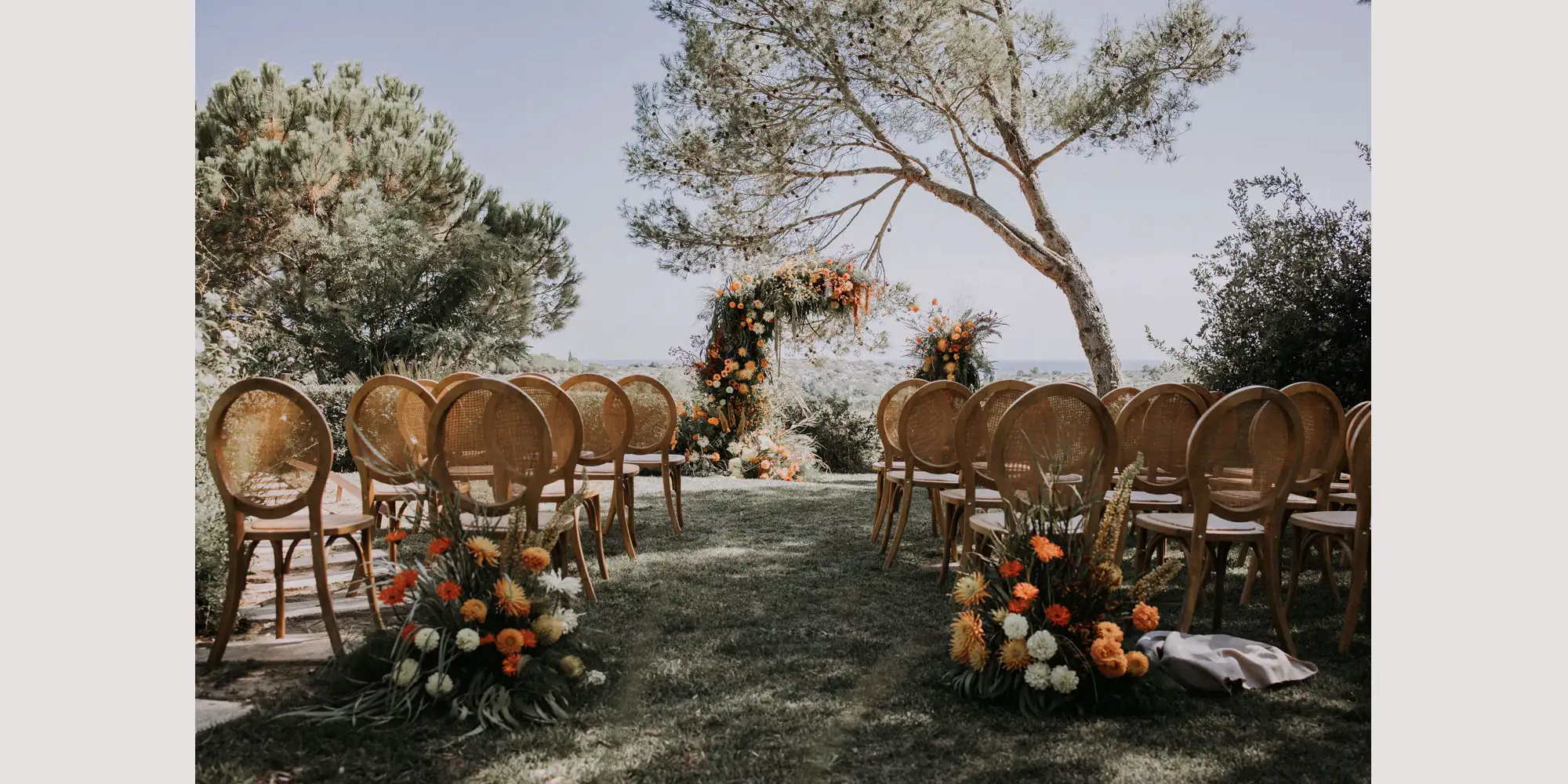 boho beach wedding france