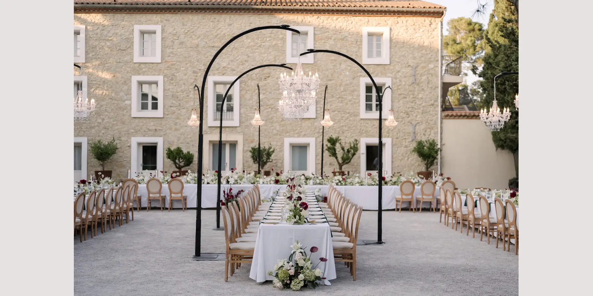 Chateau l'Hospitalet luxury wedding france
