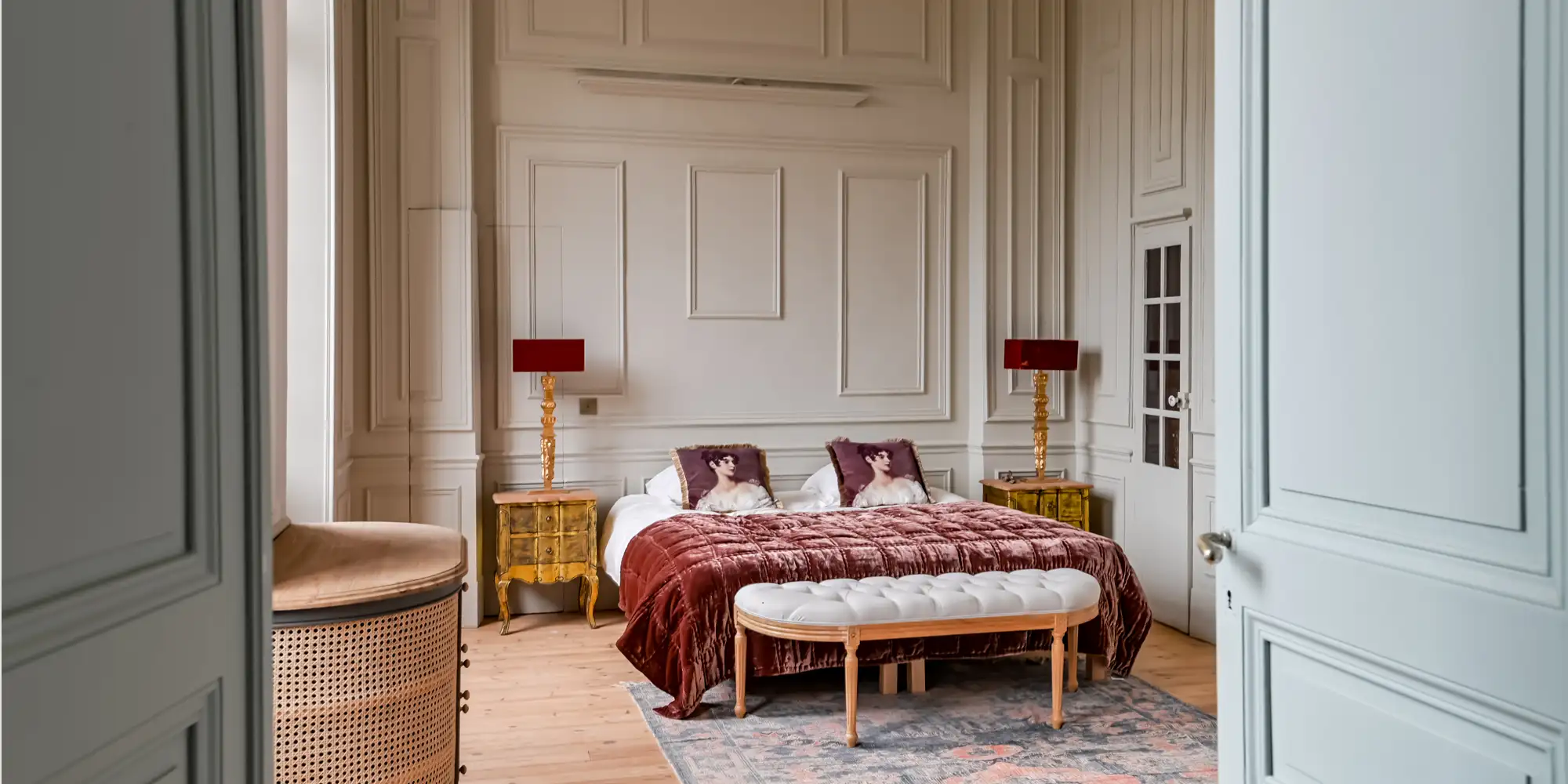 chateau du pujolet luxury bedrooms