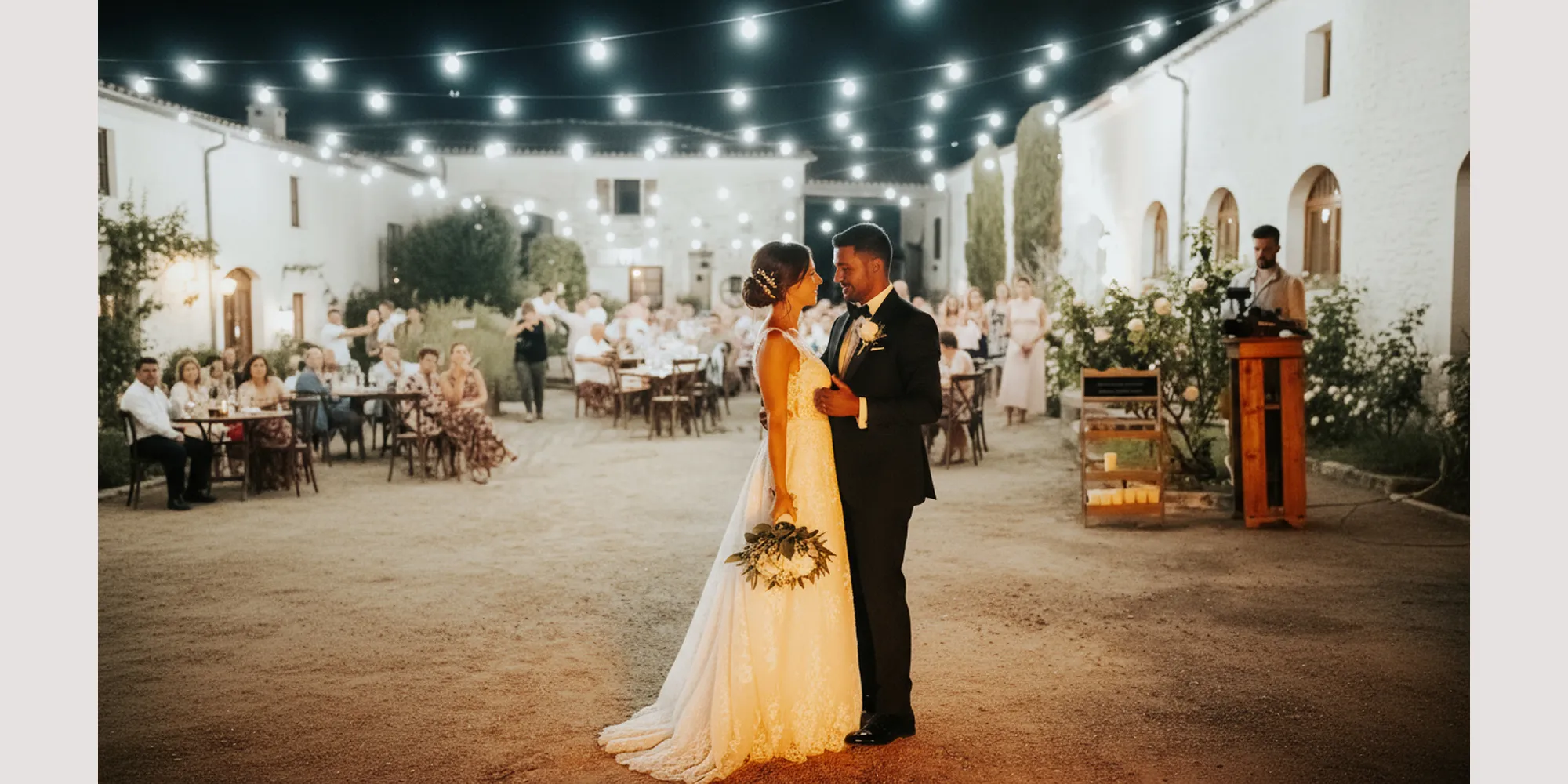 chateau with courtyard wedding france