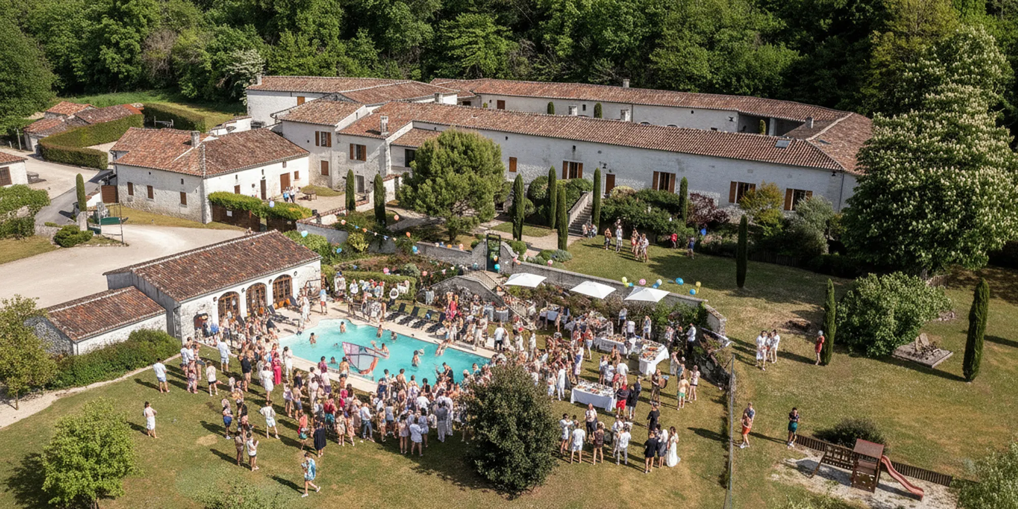 bordeaux wedding pool party - 2026 wedding venue hotlist