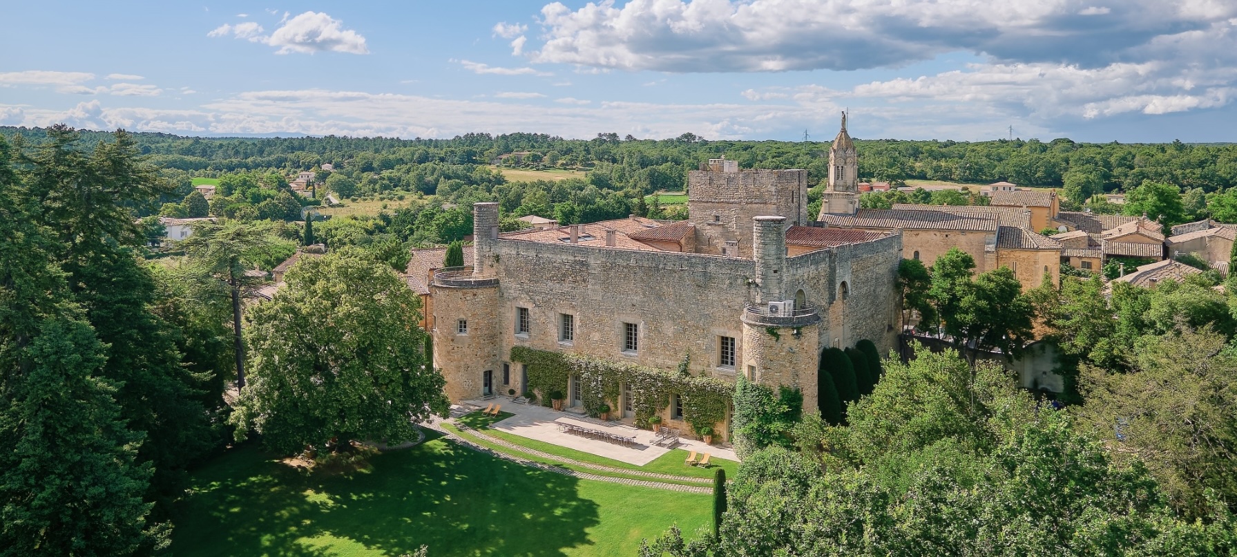 chateau bel uzes provence wedding