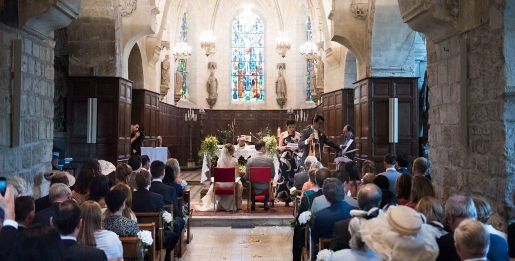 french wedding venue church