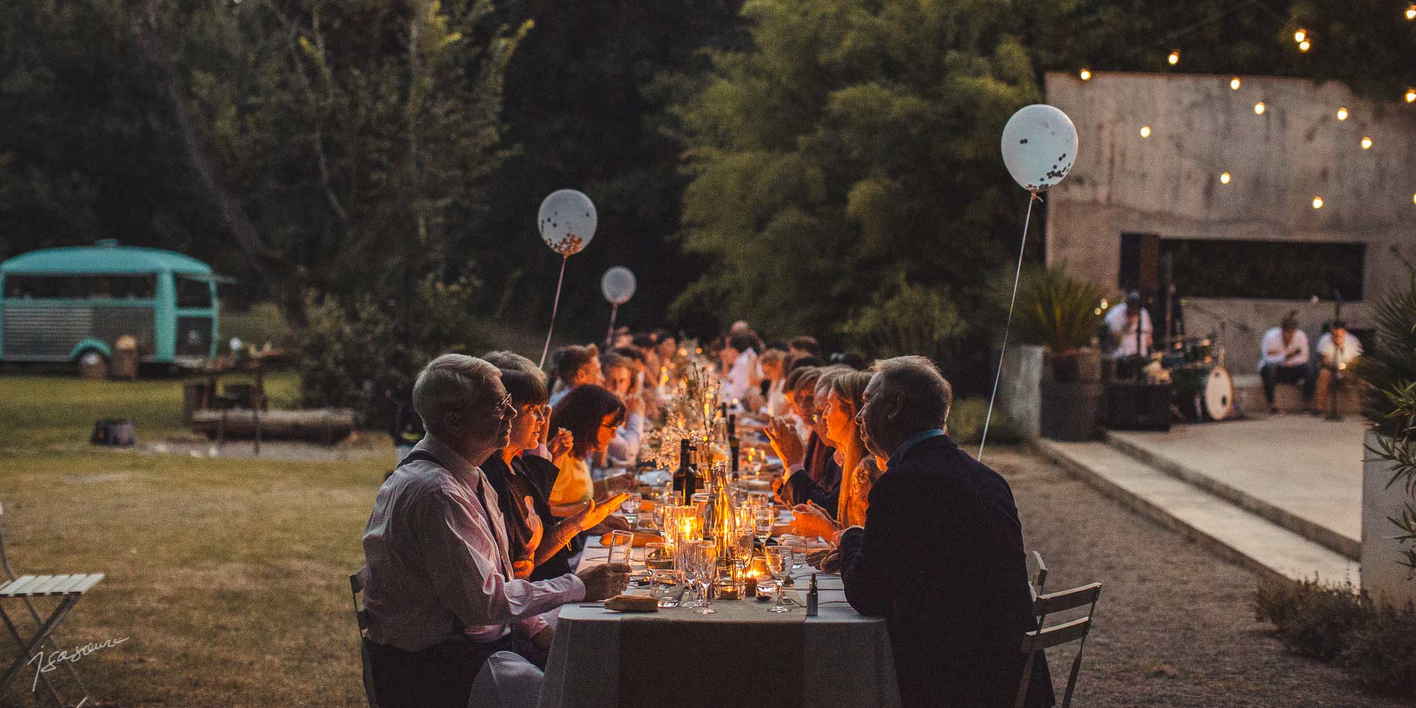 alfresco wedding france