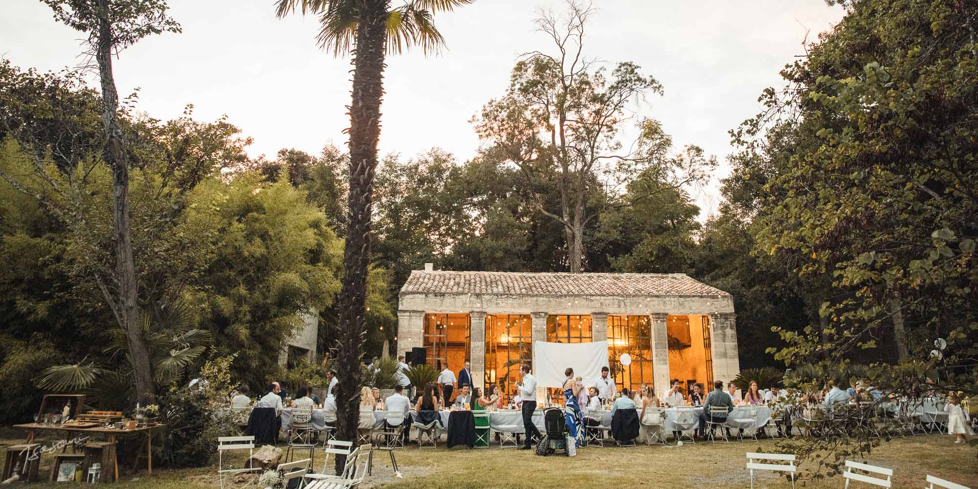 outdoor wedding south france