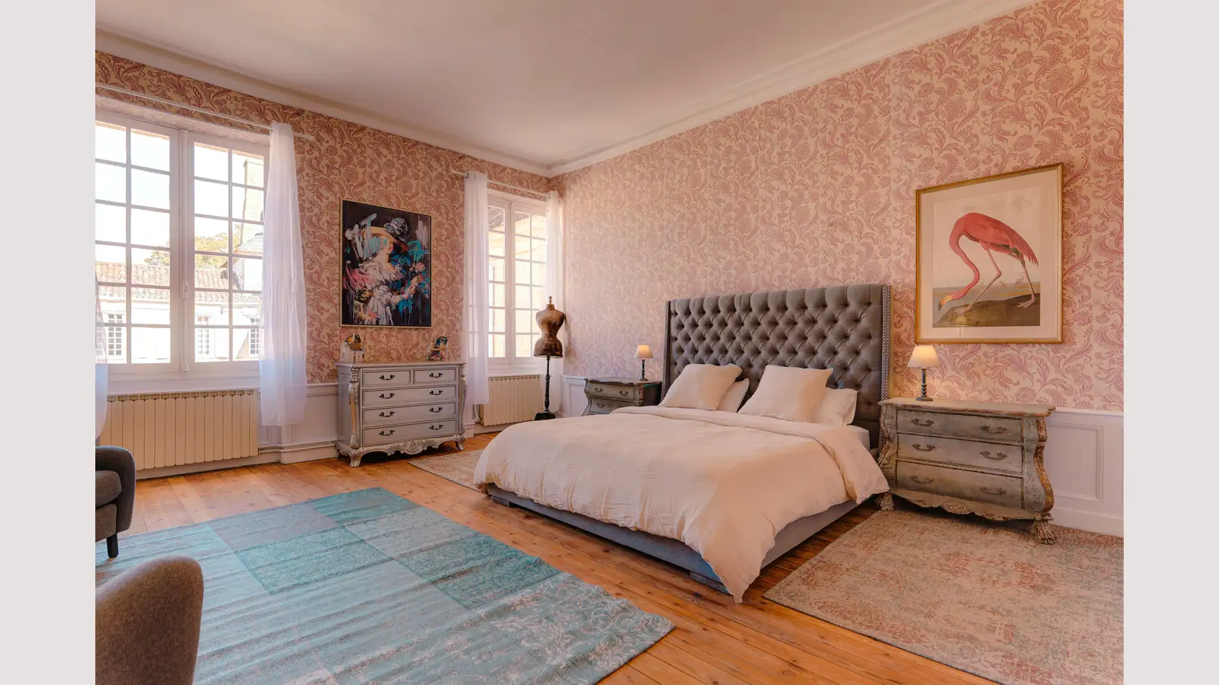 chateau de sainte croix wedding bedroom