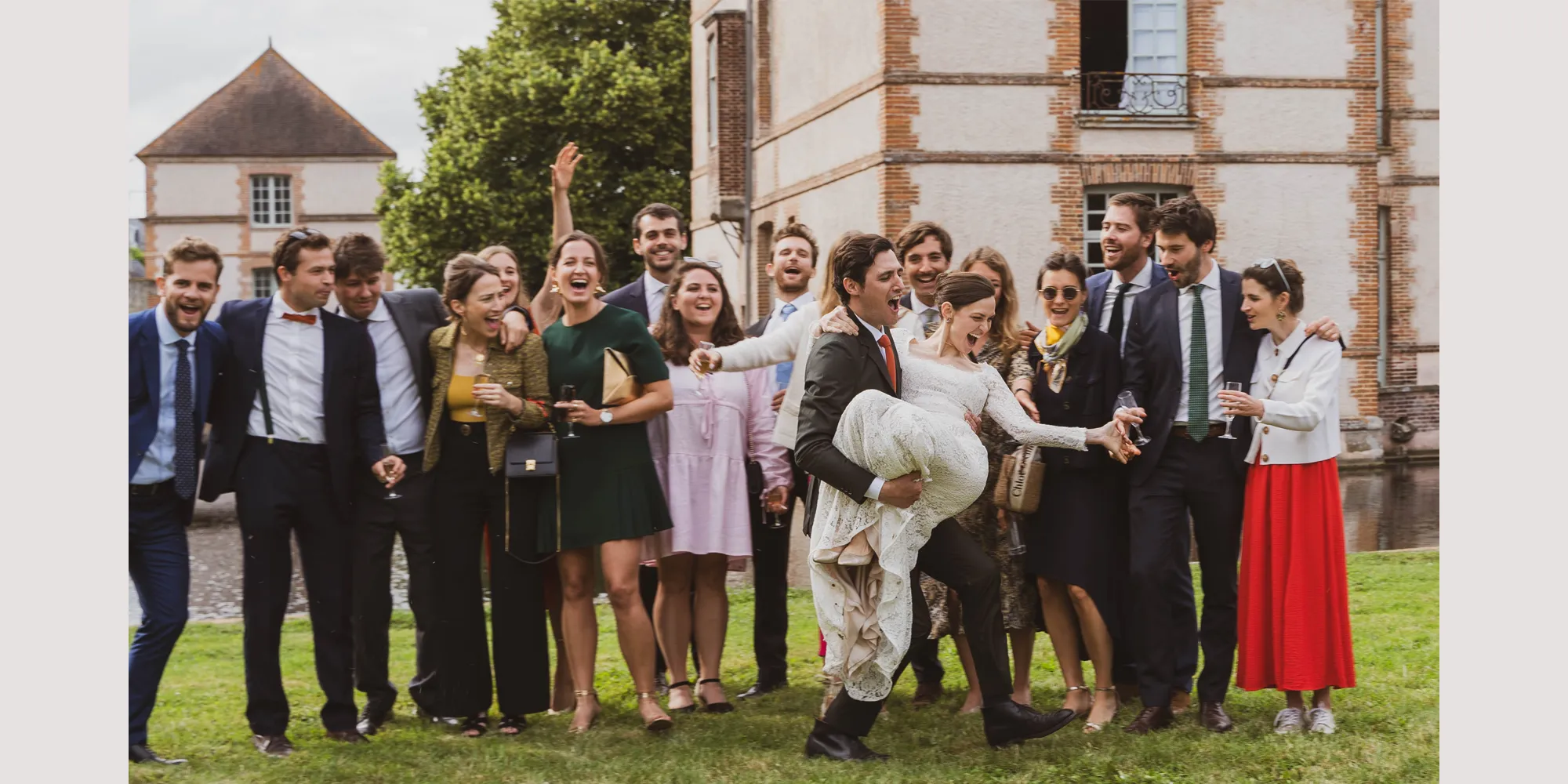 real wedding at chateau des joncherets