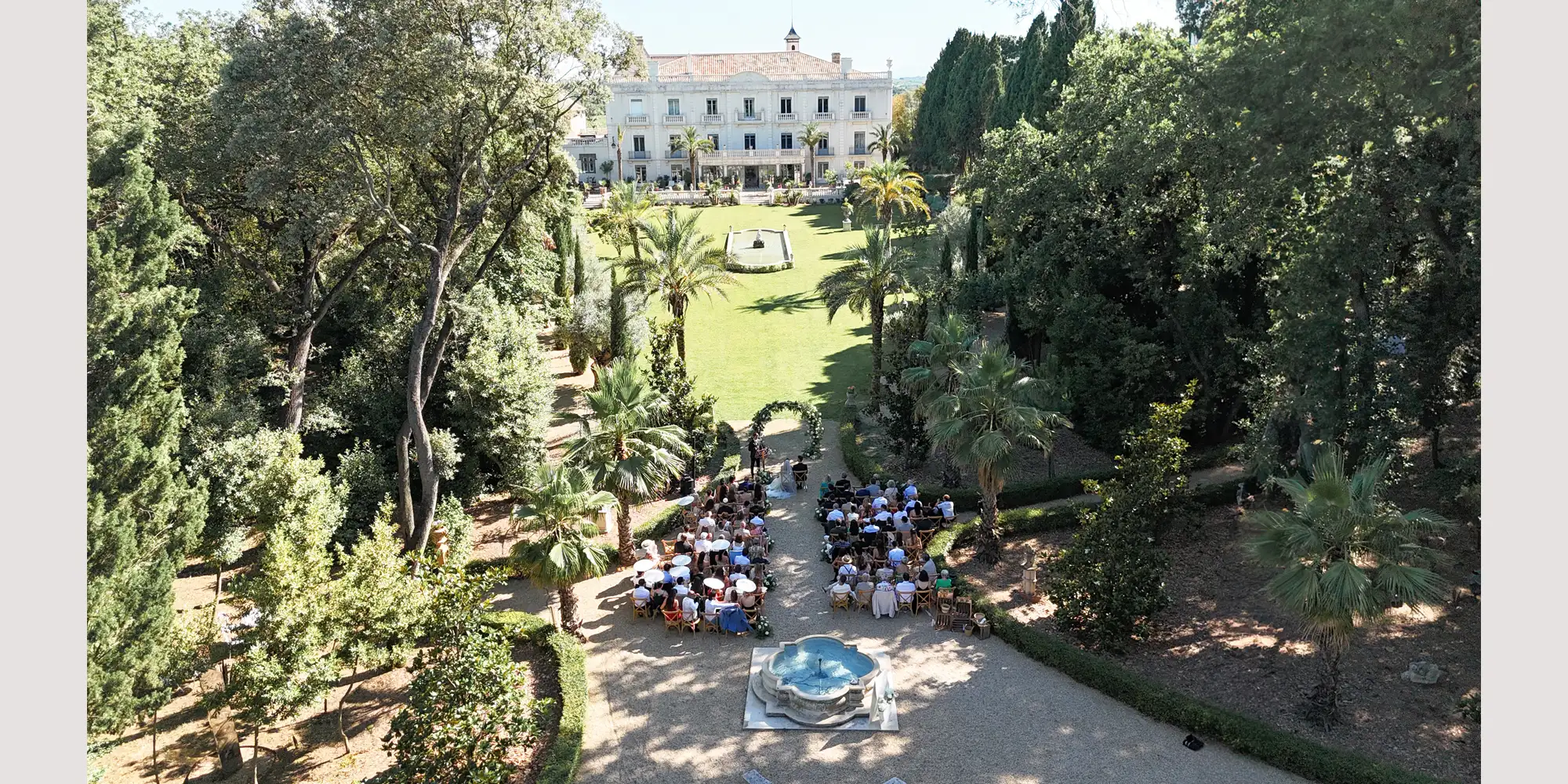 hermitage de combas real weddings