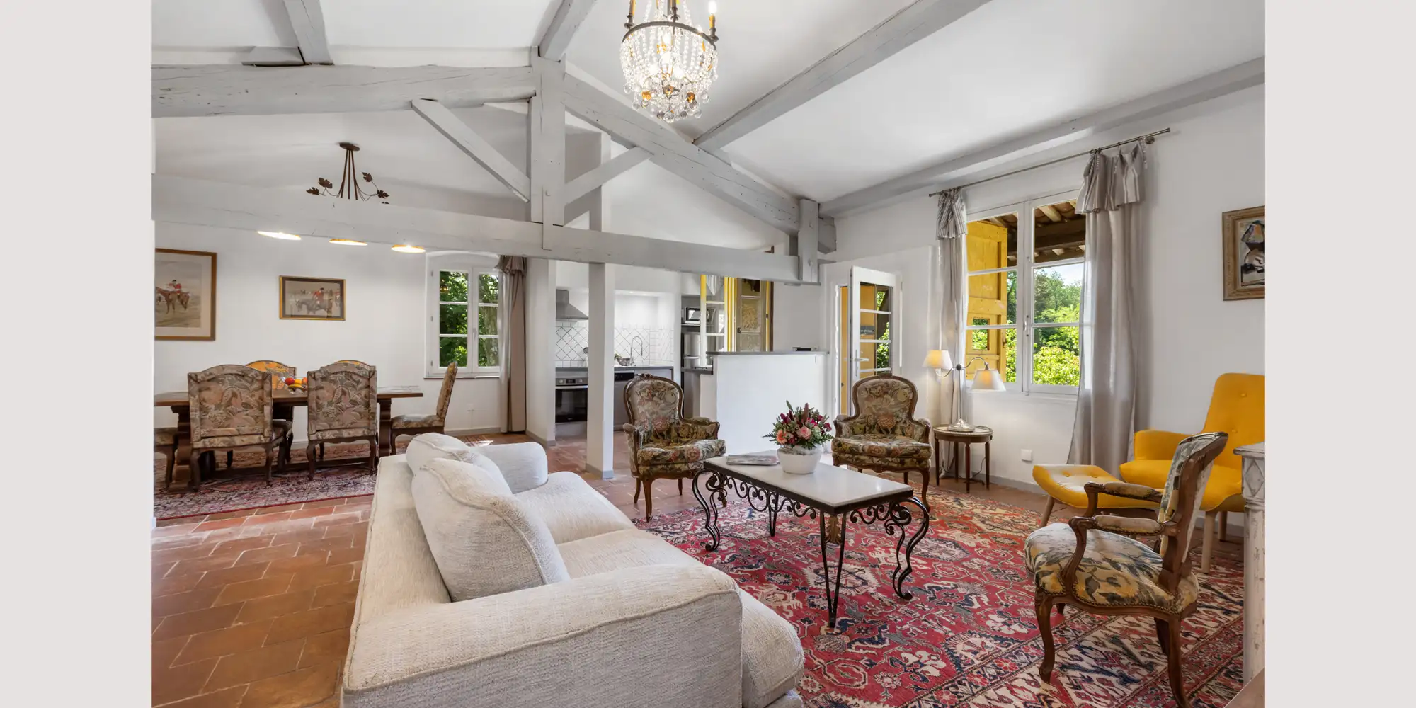 hermitage de combas rooms