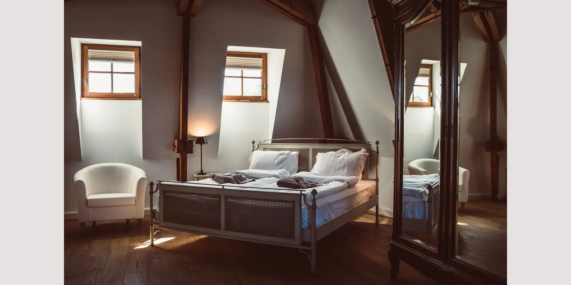 la fauconnie wedding bedroom