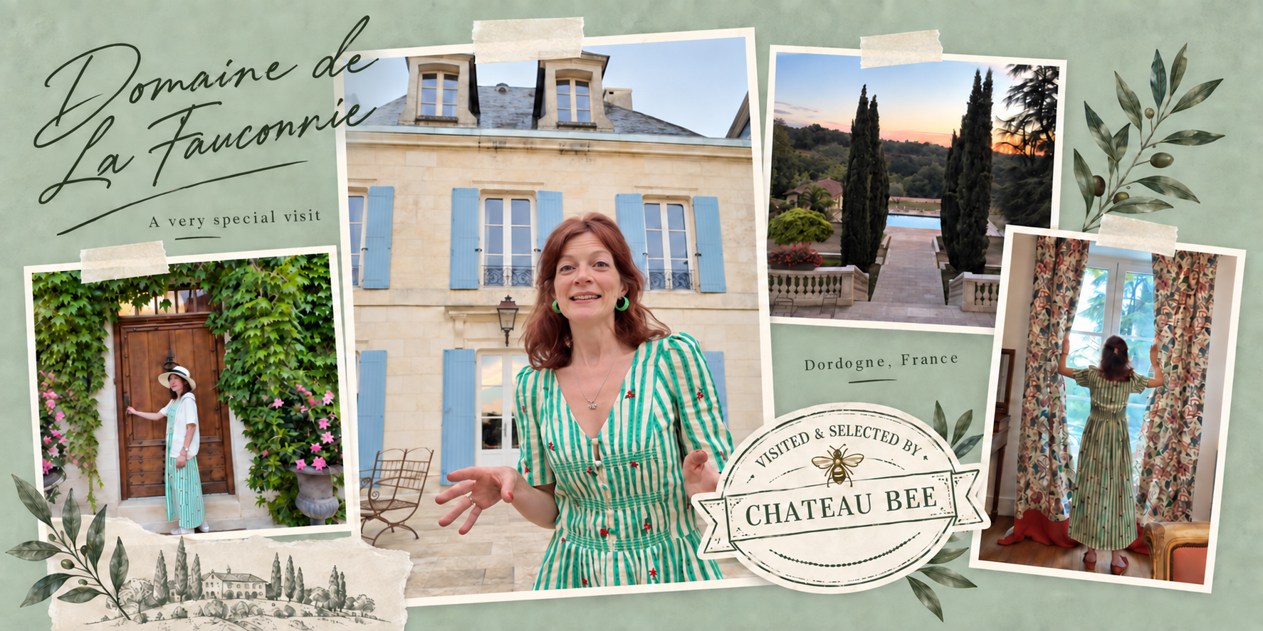 Domaine de La Fauconnie chateau Bee visit
