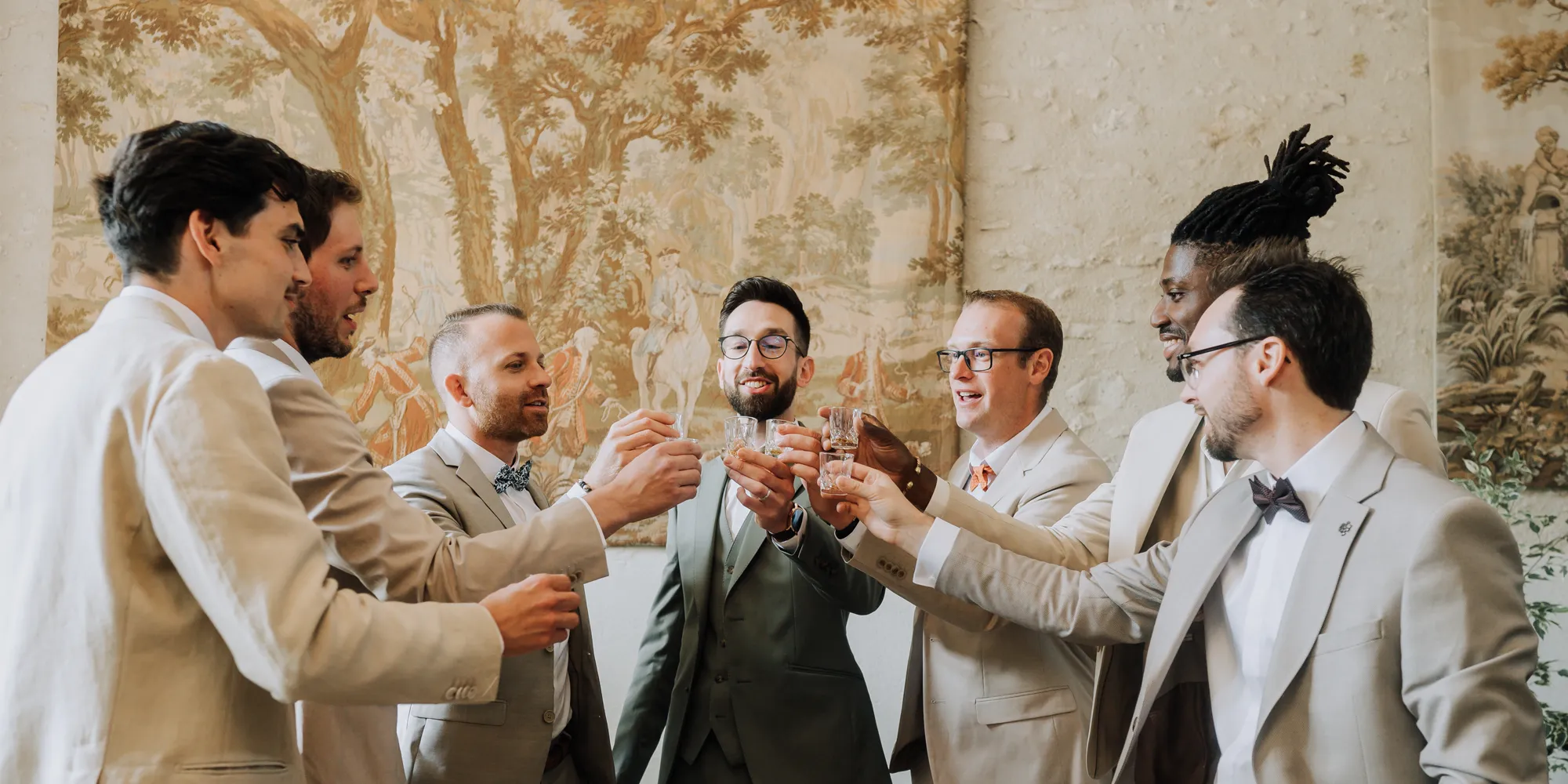 chateaux wedding paris groom