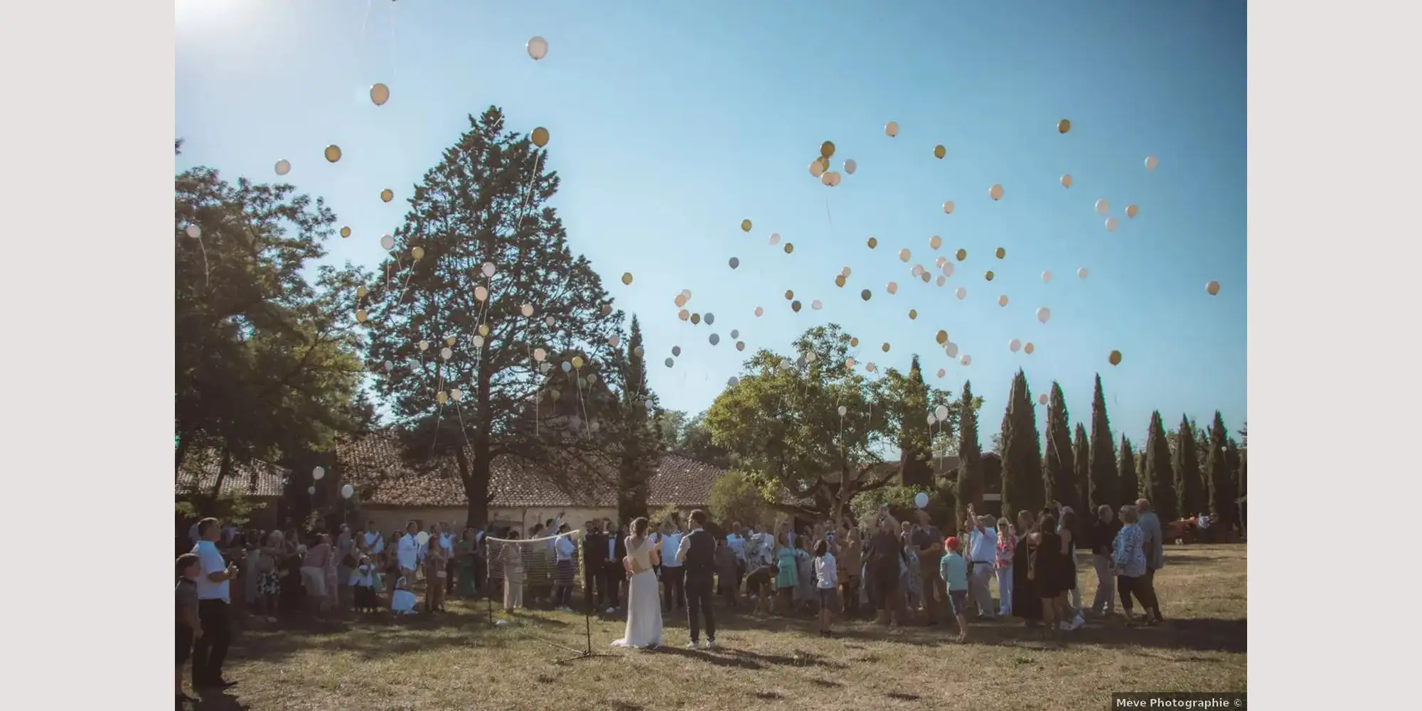 outdoor wedding ceremony france