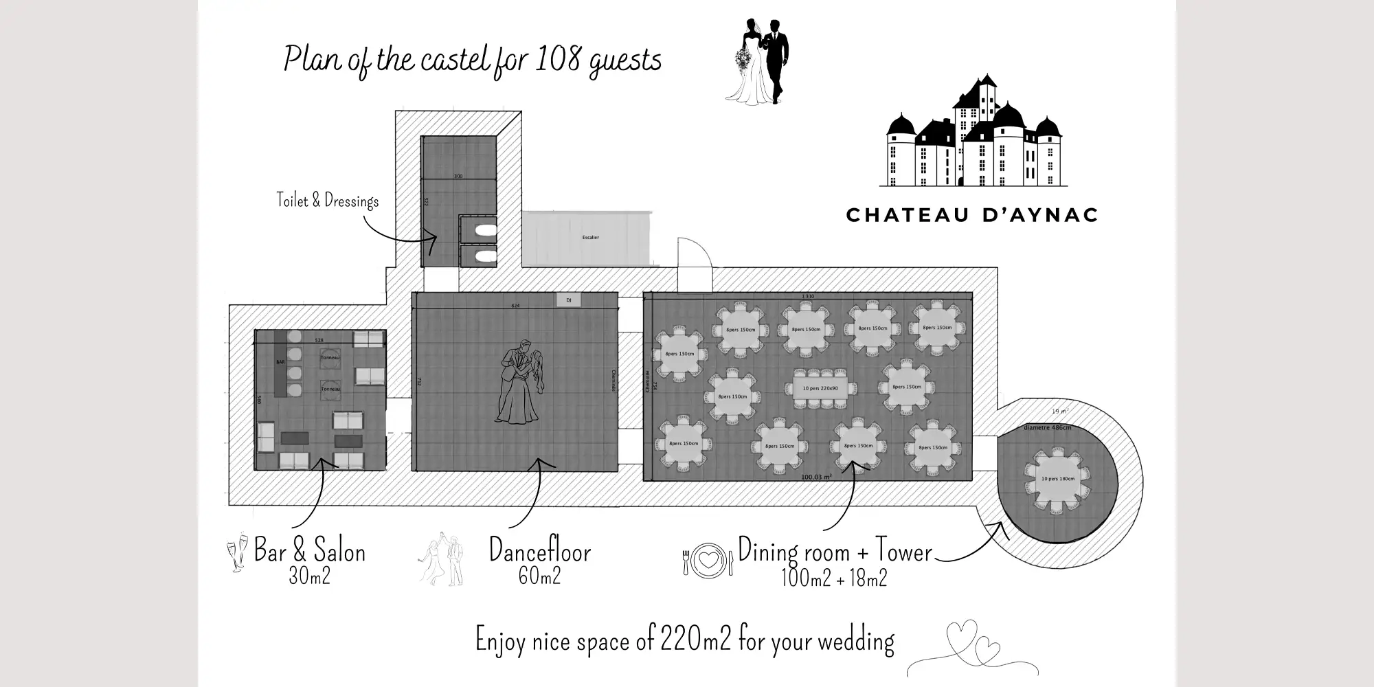 chateau d'aynac layout
