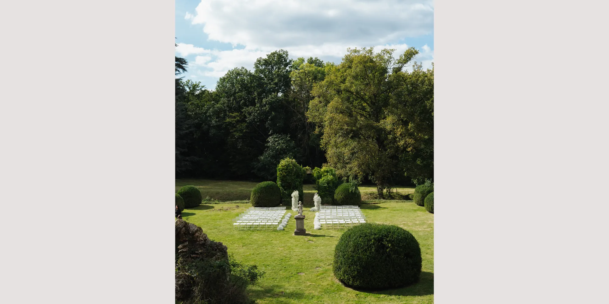 chateau near Paris wedding