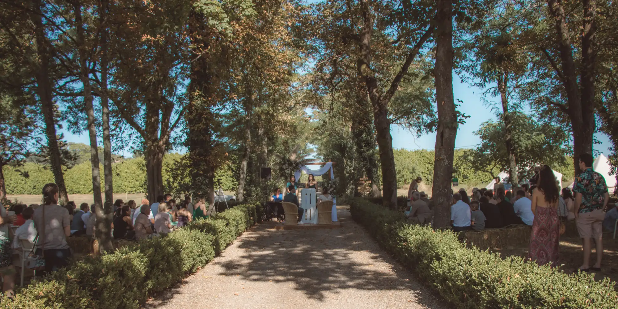 ceremonies under the trees france