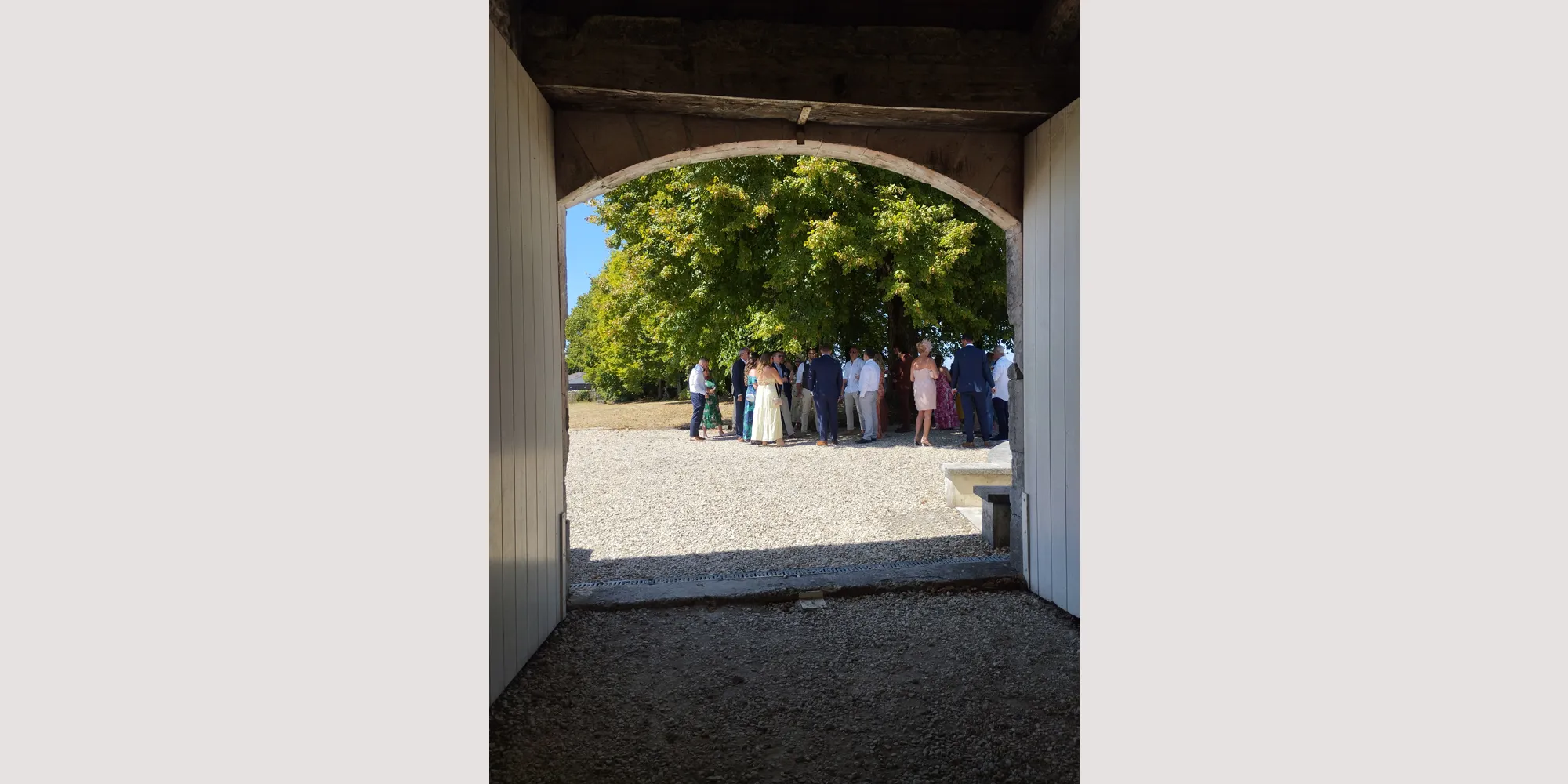 wedding courtyard france