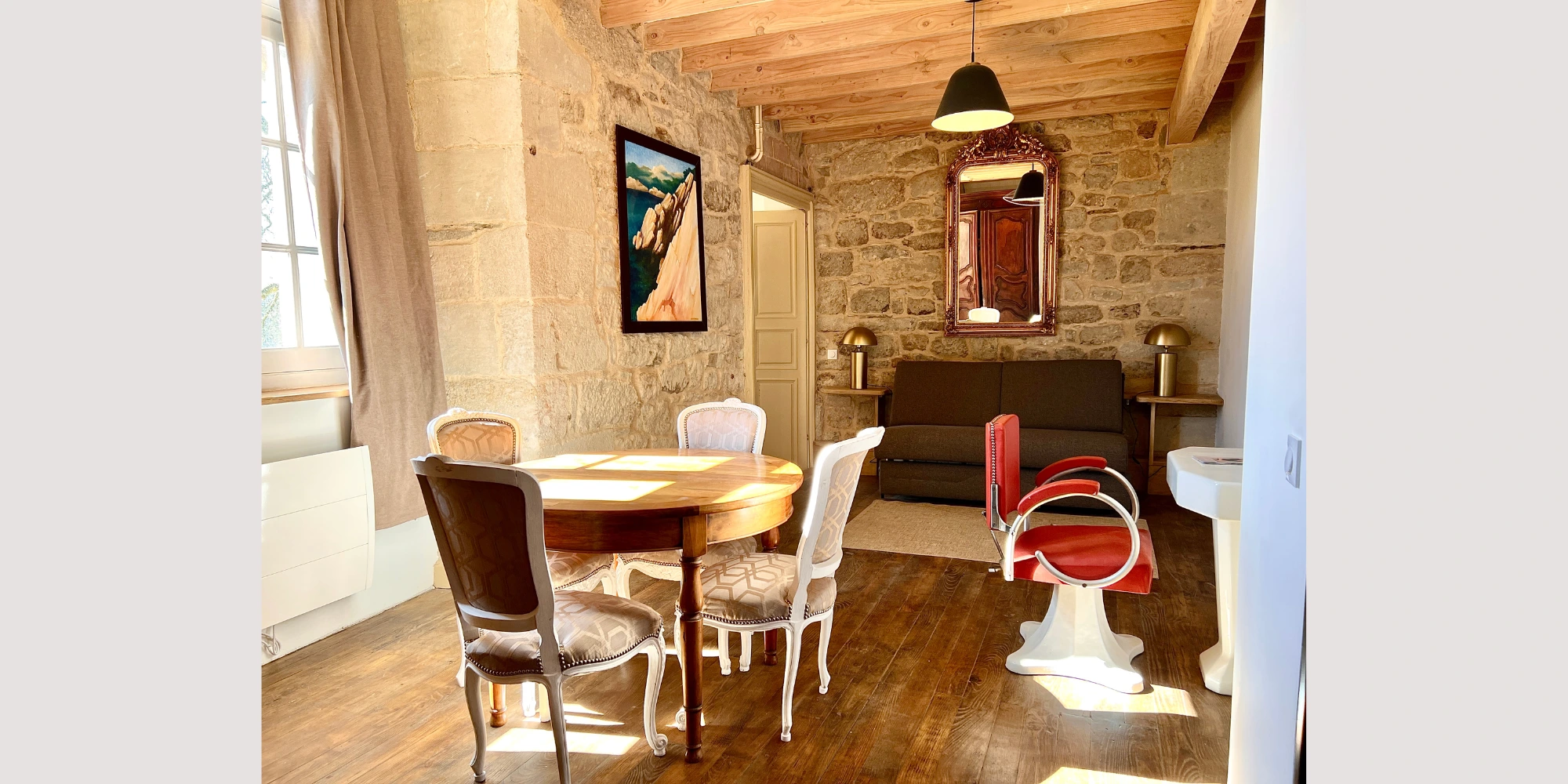 accommodation at Chateau d'Aynac wedding