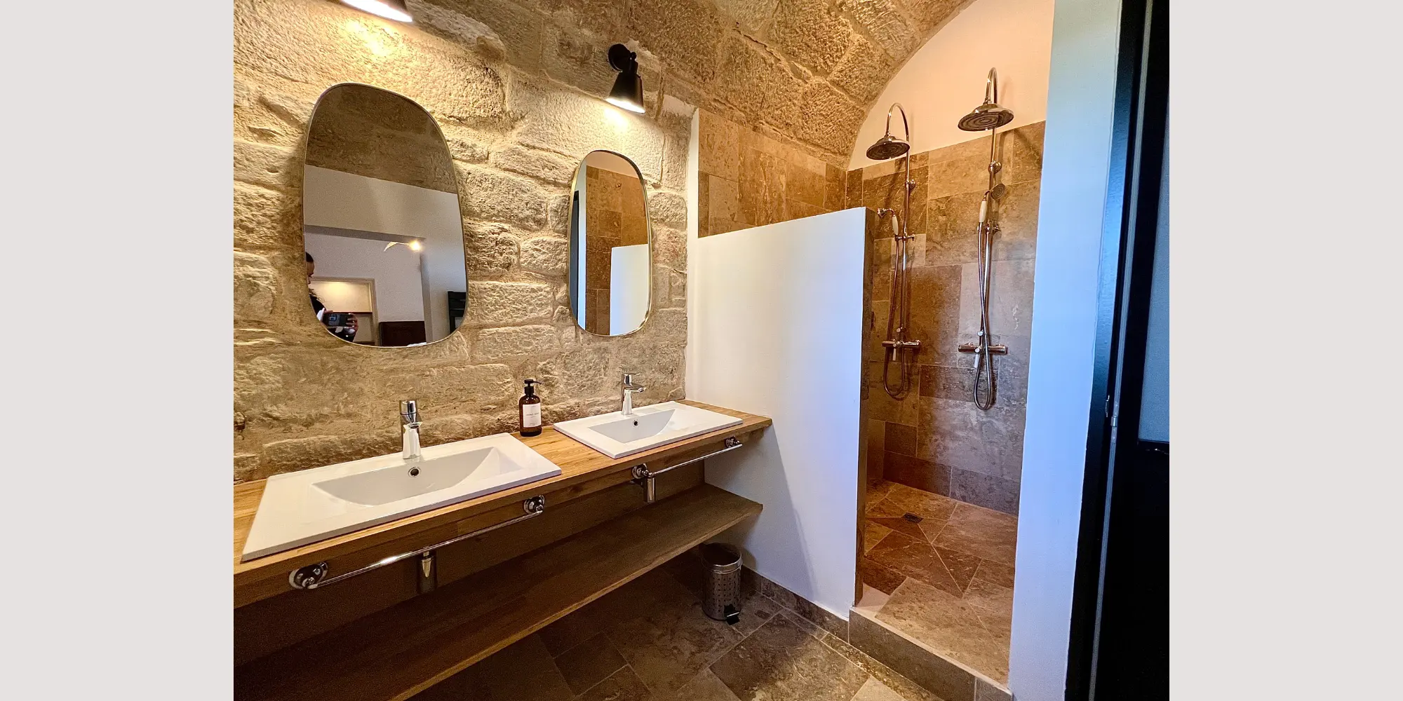 Bathrooms at Chateau d'Aynac