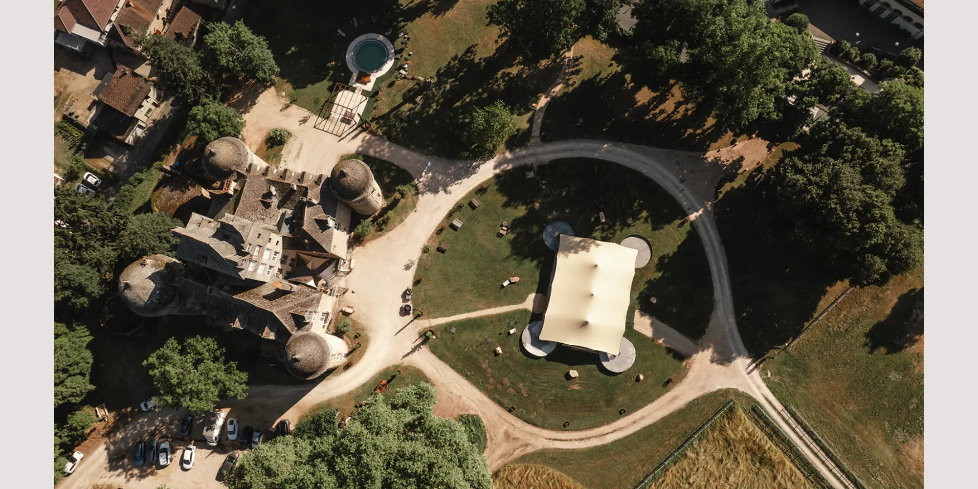 Chateau d'Aynac wedding rocamadour