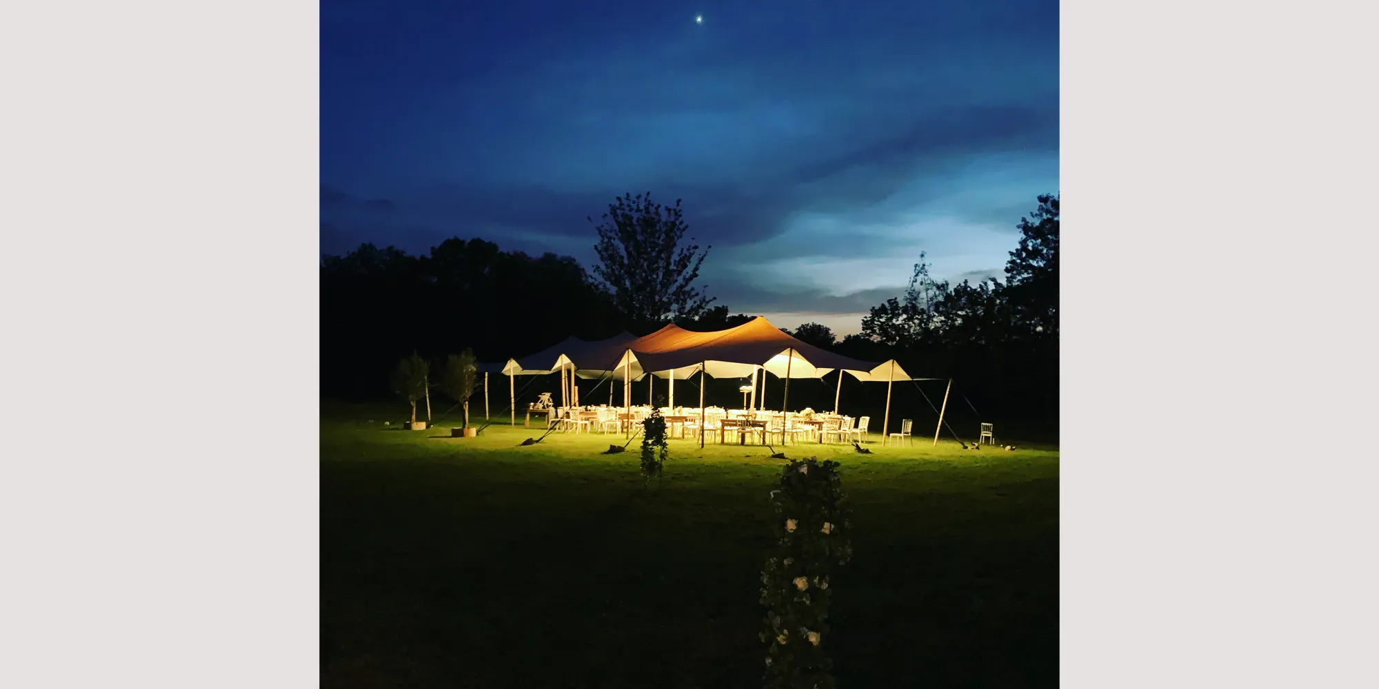 family friendly affordable wedding venue france marquee