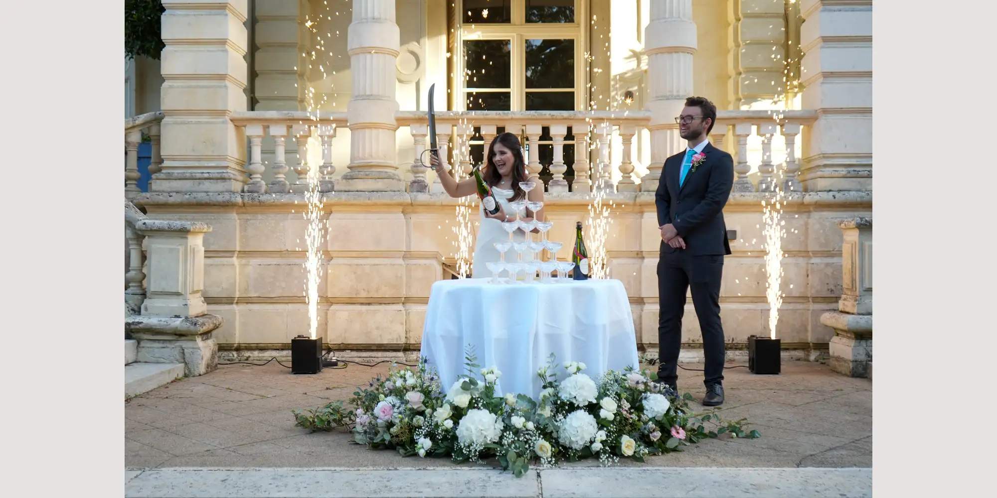 sparkly wedding venue france