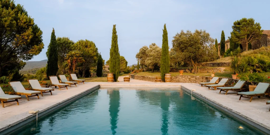 destination wedding venue with pool