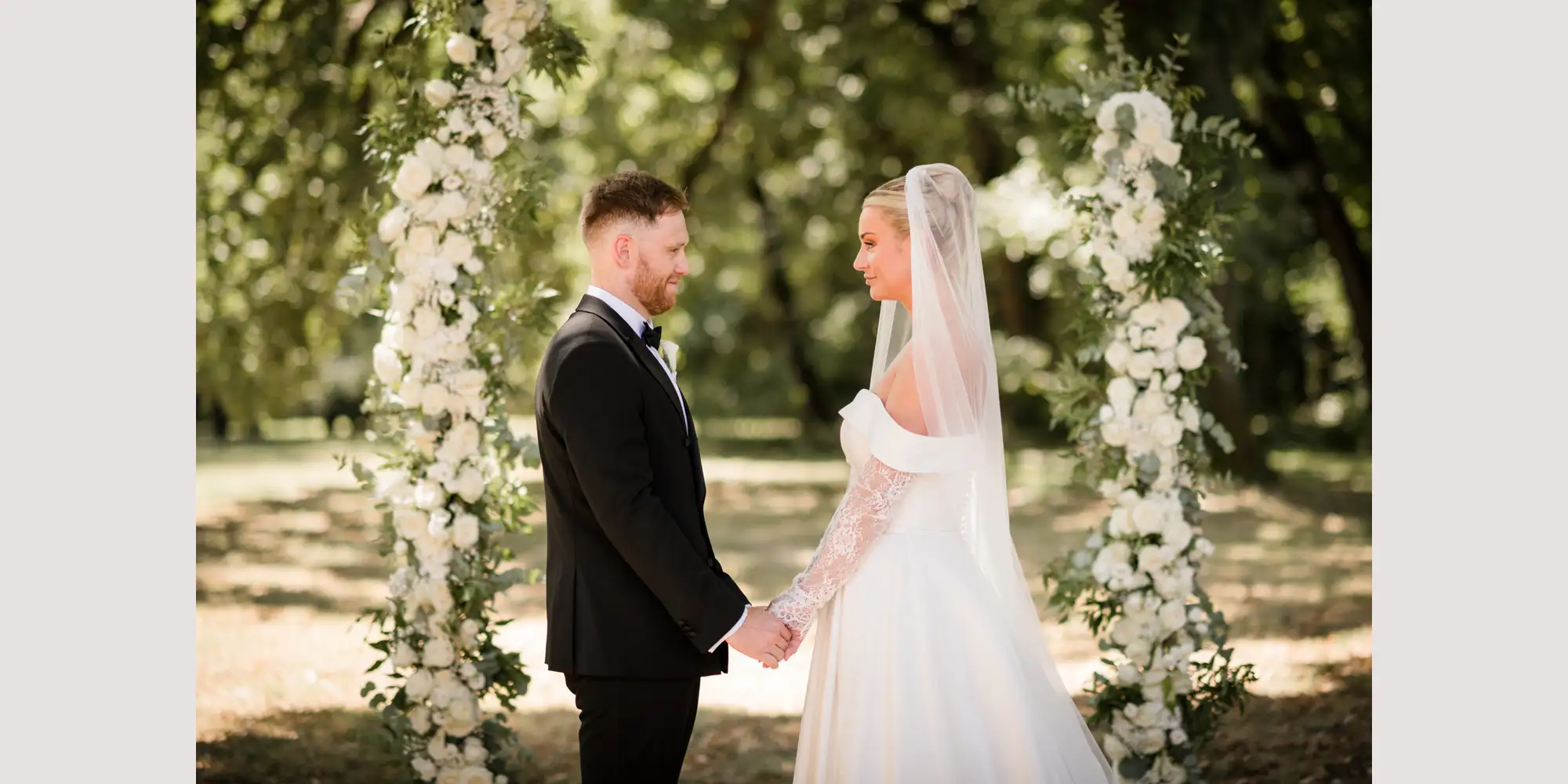 grand chateau wedding ceremony