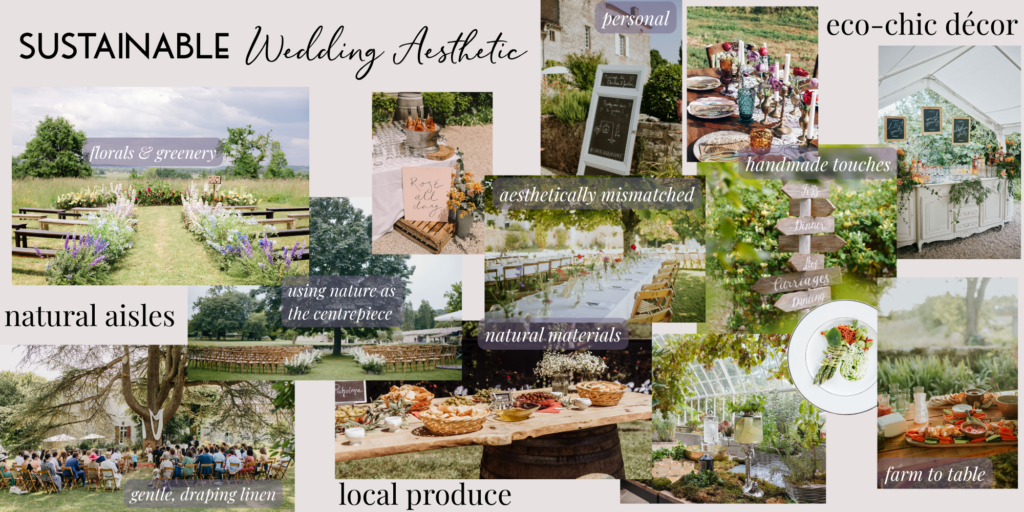 sustainable wedding aesthetic 