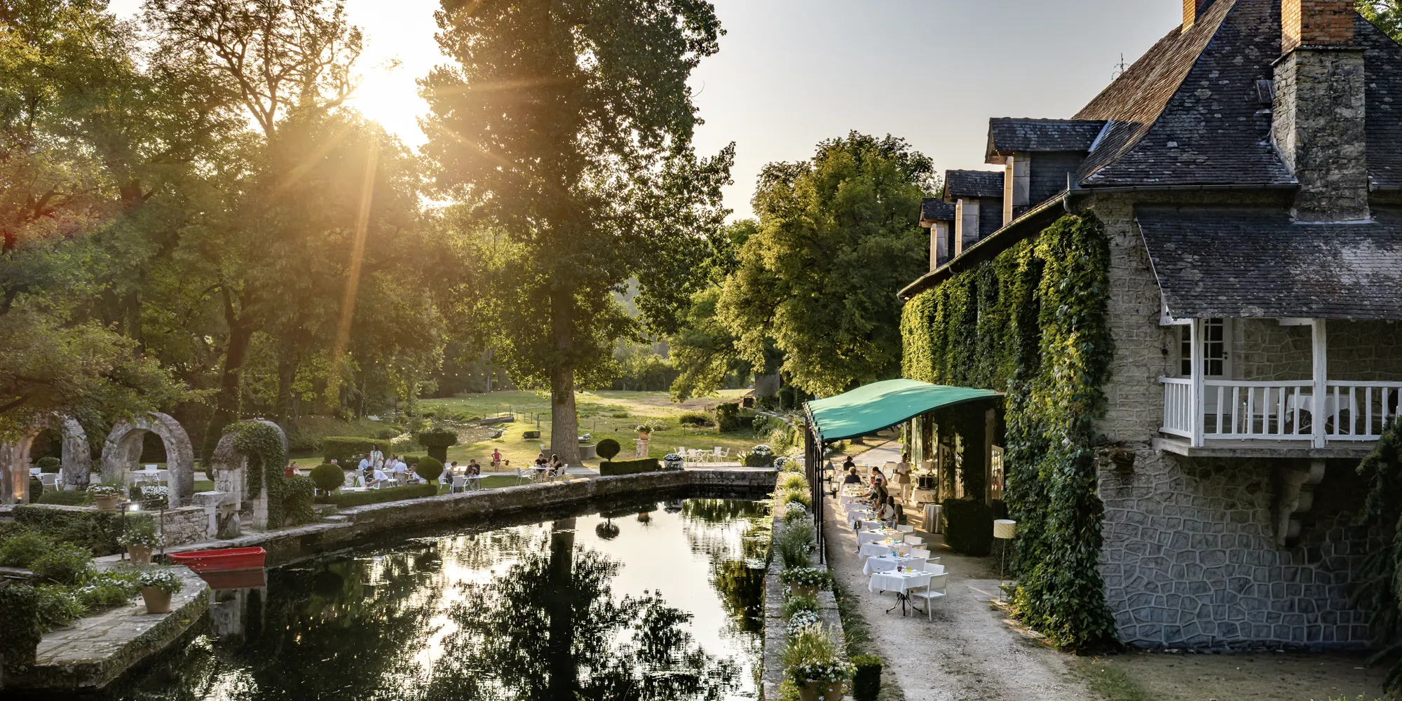french wedding venue by the water
