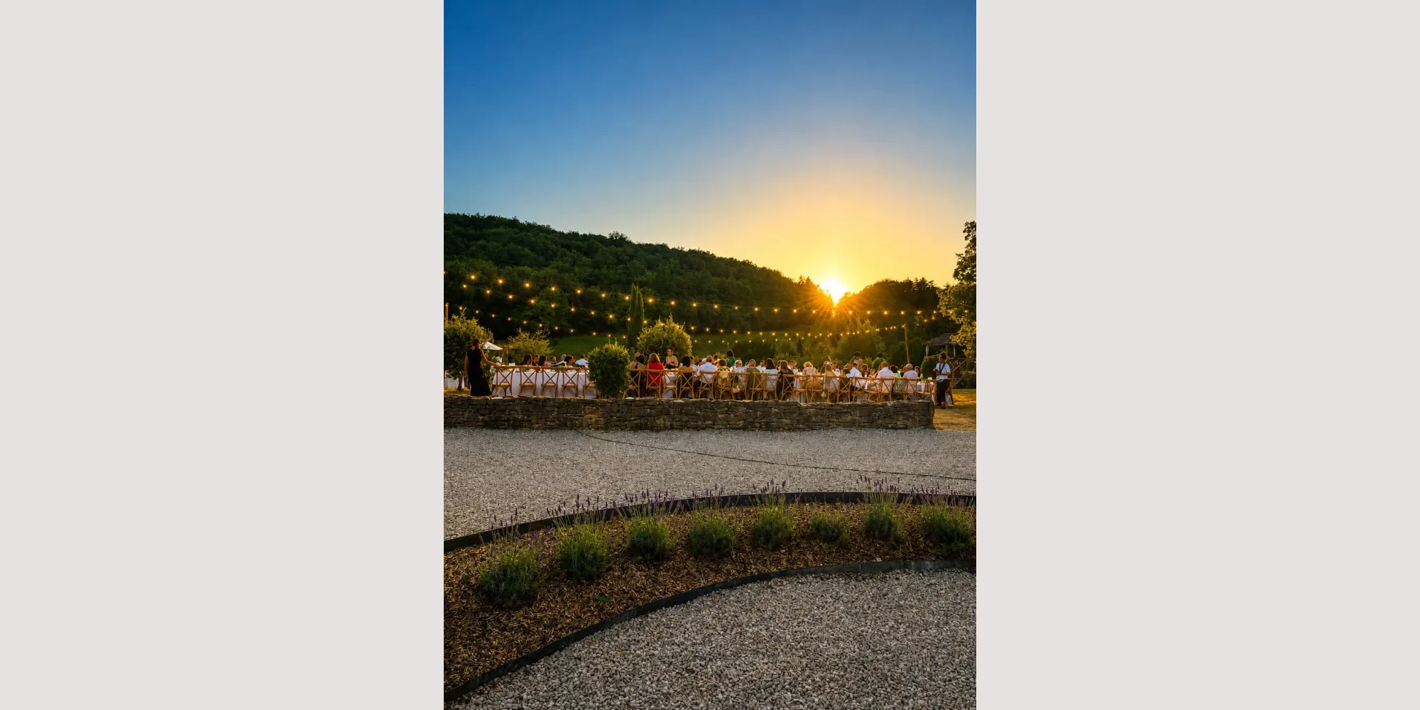 south of france courtyard wedding