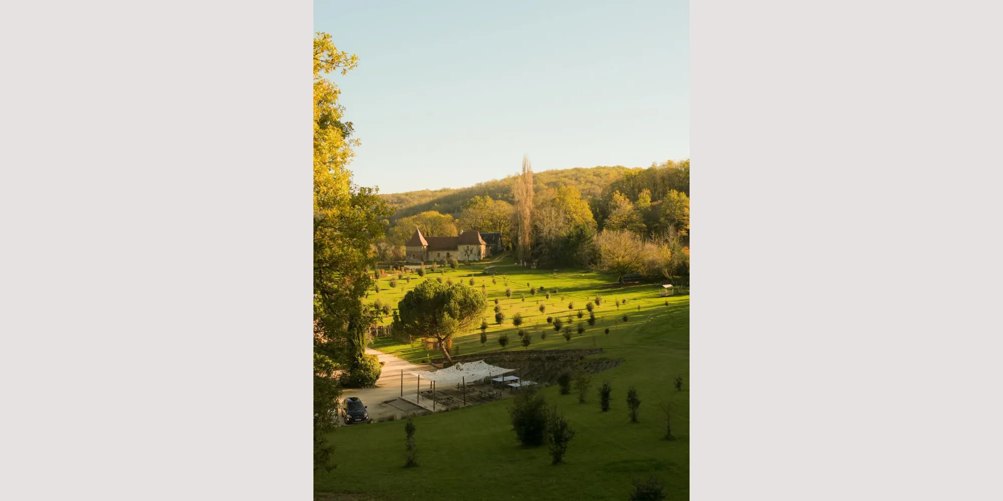 glamping site for wedding france